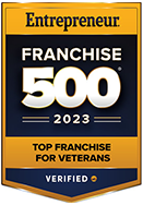 Entrepreneur Franchise 500 Top Franchise for Veterans 2024