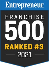 Entrepreneur Franchise 500 Rank #3 2021