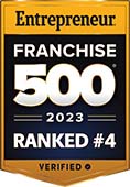 Entrepreneur Franchise 500 Rank #3 2021