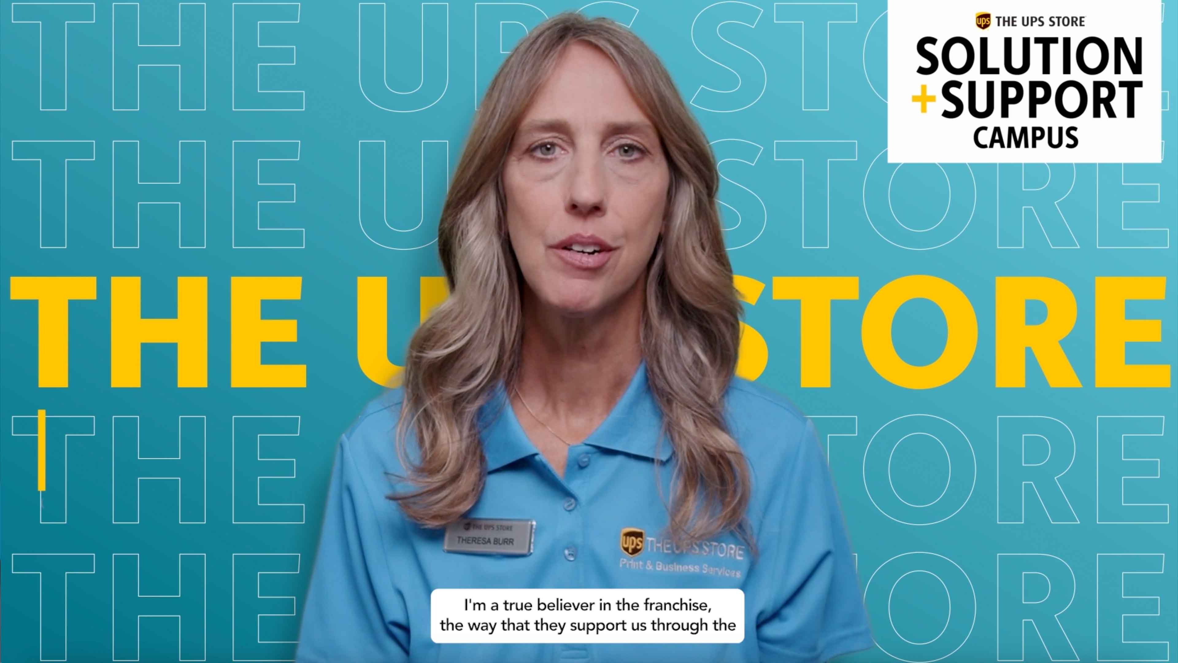 A The UPS Store Franchisee speaking about her experience