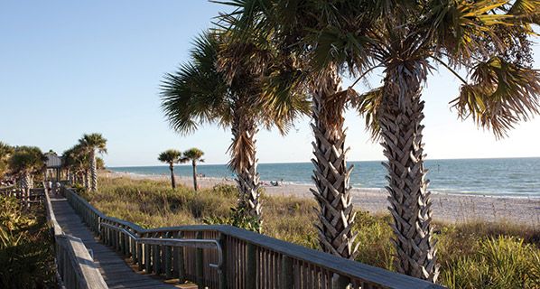 Ocean view of Englewood Beach, Florida
