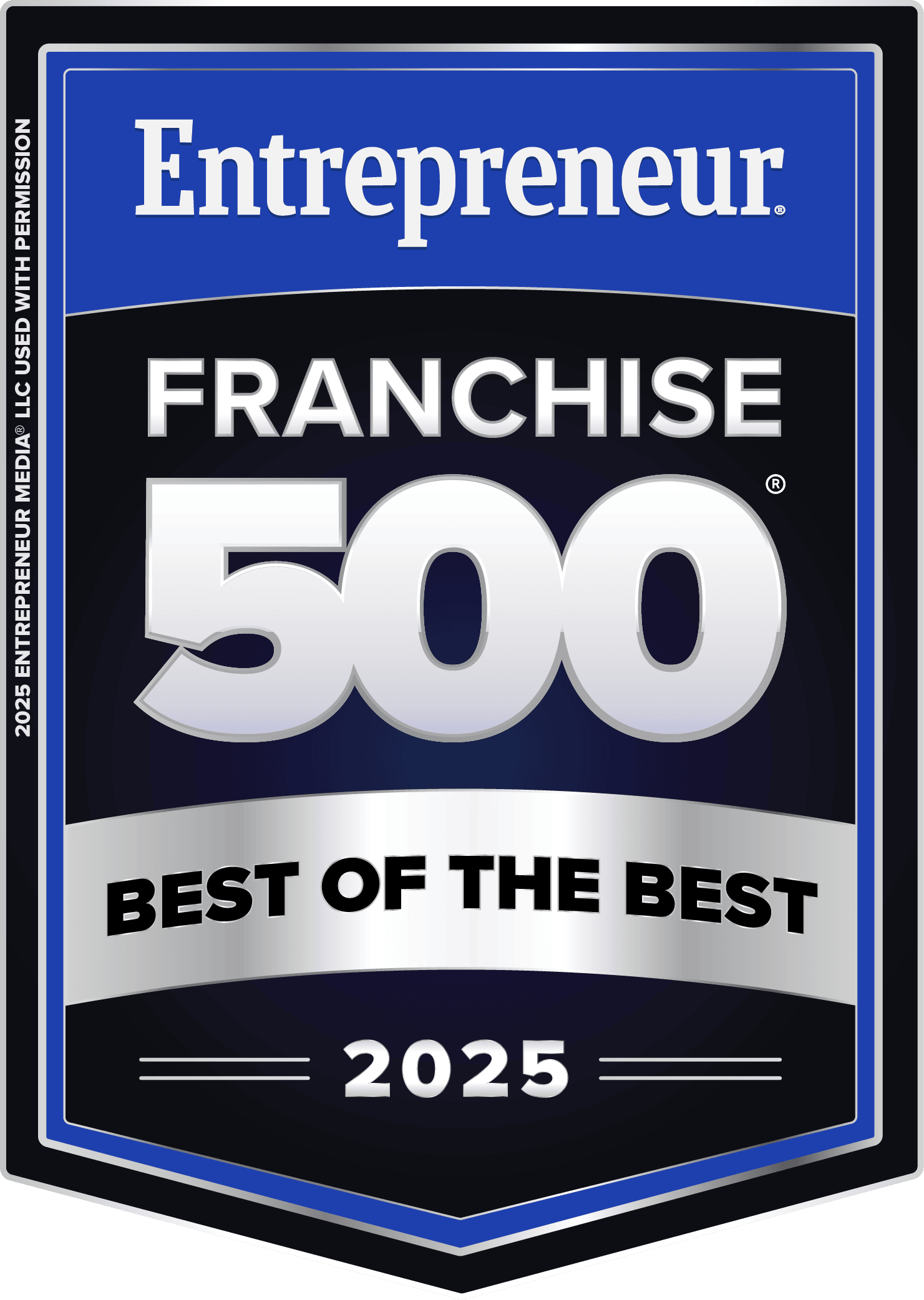 Entrepreneur Franchise 500 Best of the Best 2025