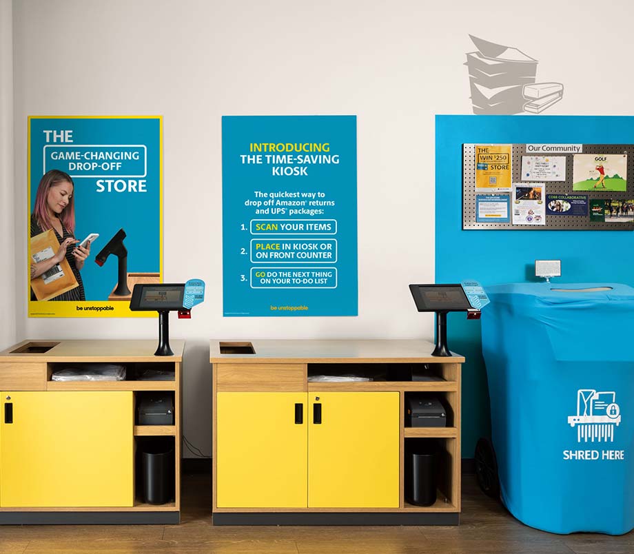 Inside a The UPS Store