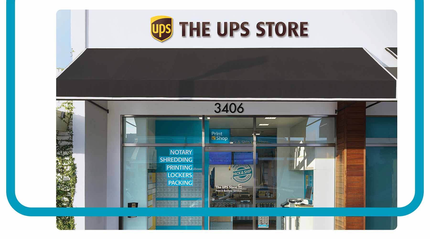 A The UPS Store building front